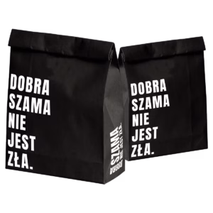 TORBA PAPIEROWA STANDARD „Dobra Szama Nie Jest Zła” | 350 sztuk