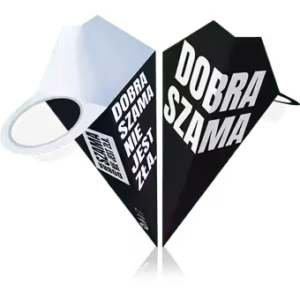 OPAKOWANIE ROŻEK Z UCHWYTEM NA SOS „DOBRA SZAMA NIE JEST ZŁA” KPL. (25szt)